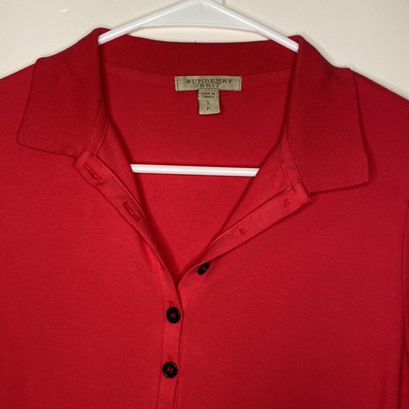2 Burberry Women' s Polo Shirts, small, Gray, Pink. - Picture 5 of 8